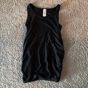 Maternity black tank top